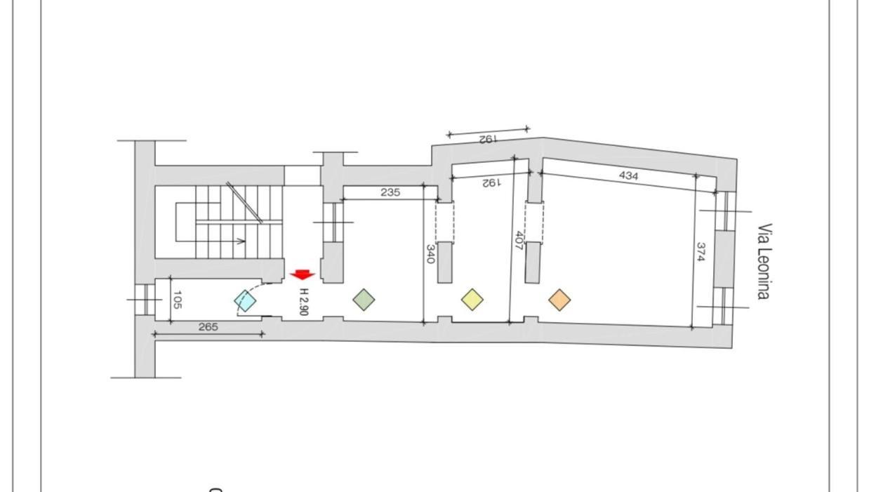 Leonina - Rione Monti Metro B Cavour * Rom